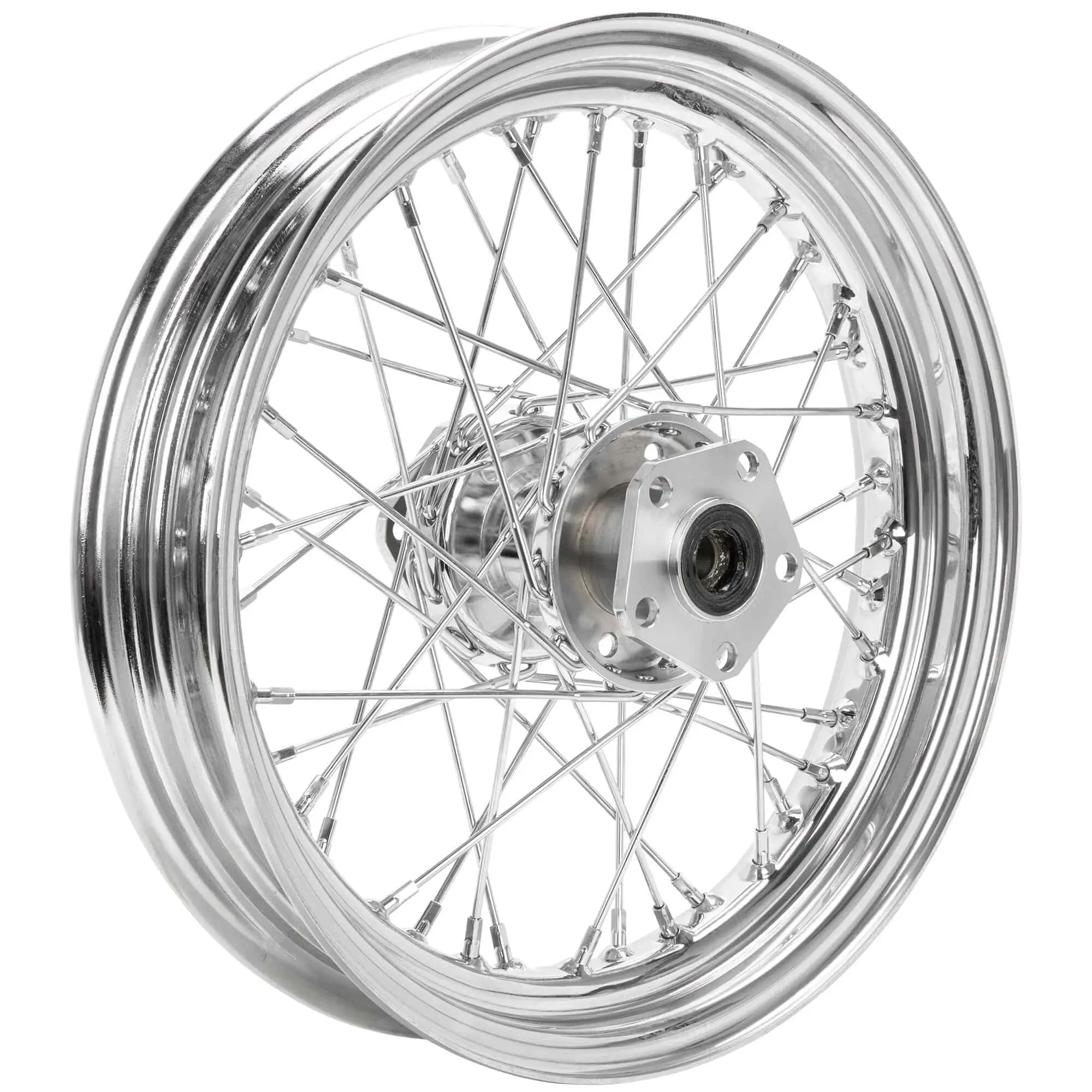 Mid-USA 16 X 3.00 Chrome Complete Rear Wheel Fits All Harley-Davidson 1979-1999 - Image 6