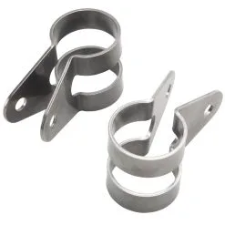 Gasbox Side Mount Headlight Bracket Set For Harley 35mm Narrow Glide Front Forks