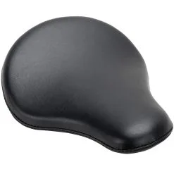 Lowbrow Customs Large Solo Seat - Smooth - Black