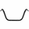 Lowbrow Customs Mini Ape Hanger Springer Handlebars - 1 Inch - 9 Inch Rise - Black