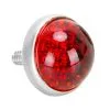 Red Fox Enterprises Glass License Plate Round Reflector - Red