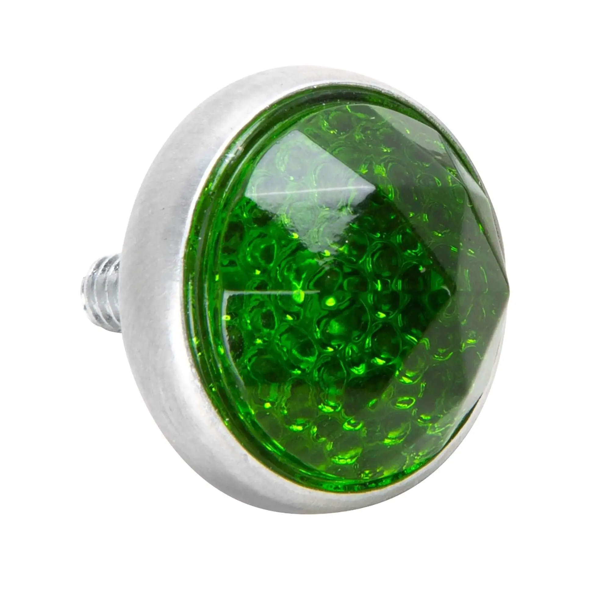 Red Fox Enterprises Glass License Plate Prism Reflector - Green