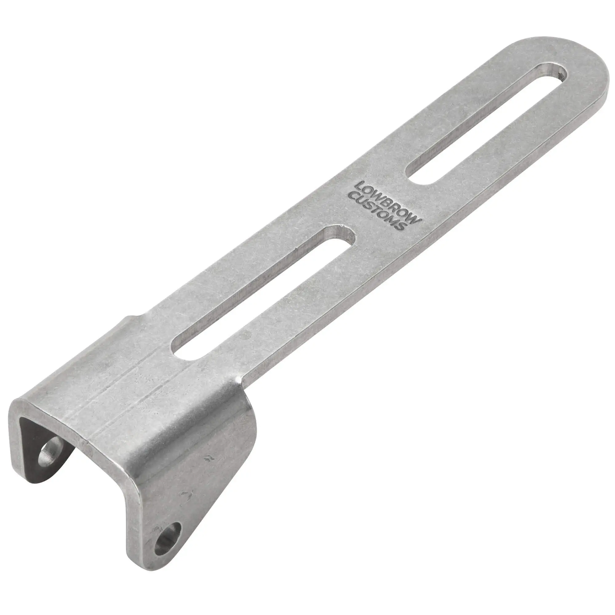 Lowbrow Customs Stainless Steel Solo Seat Hinge / Pivot Bracket - Harley Ironhead Sportster 1957-1978 - Image 2