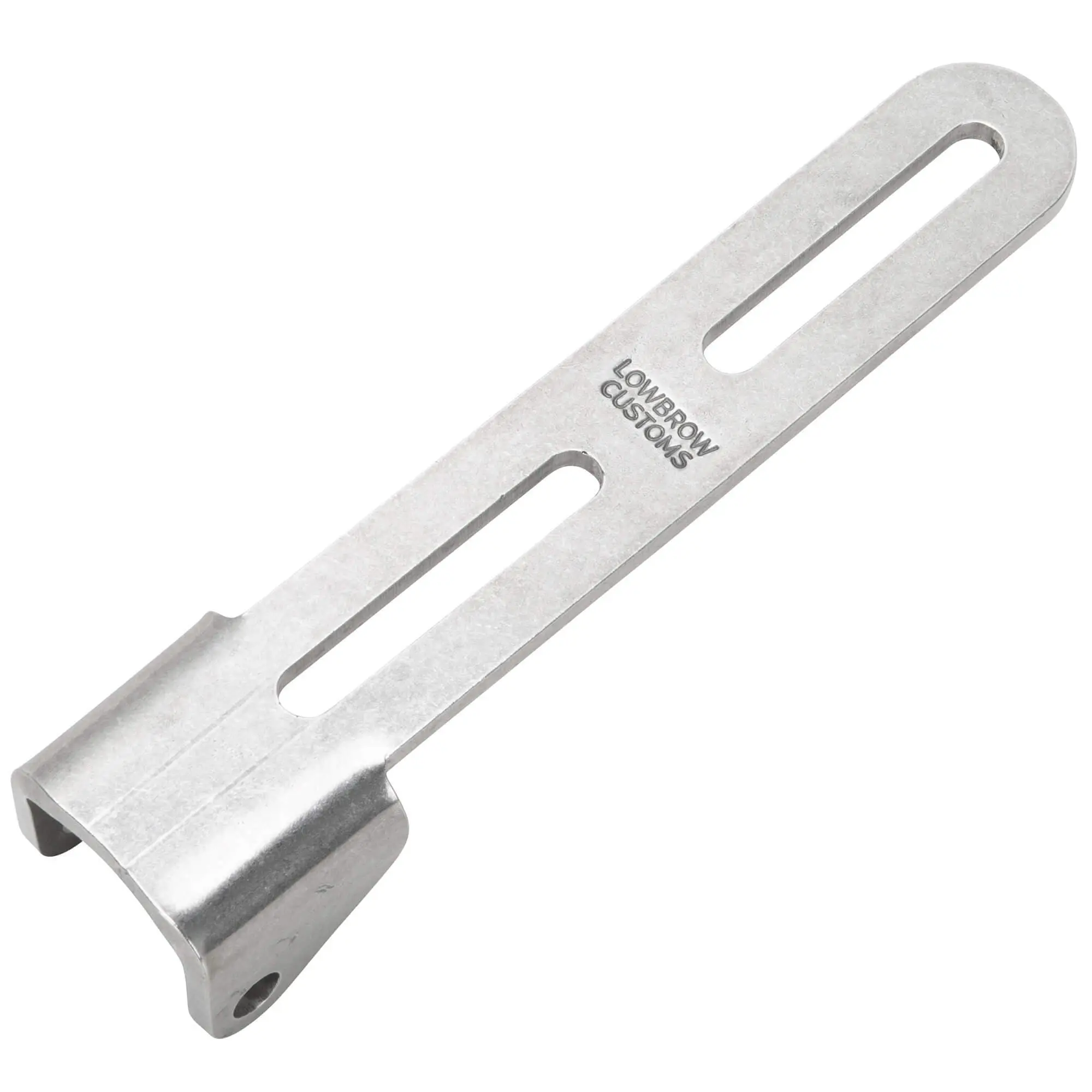 Lowbrow Customs Stainless Steel Solo Seat Hinge / Pivot Bracket - Harley Ironhead Sportster 1957-1978