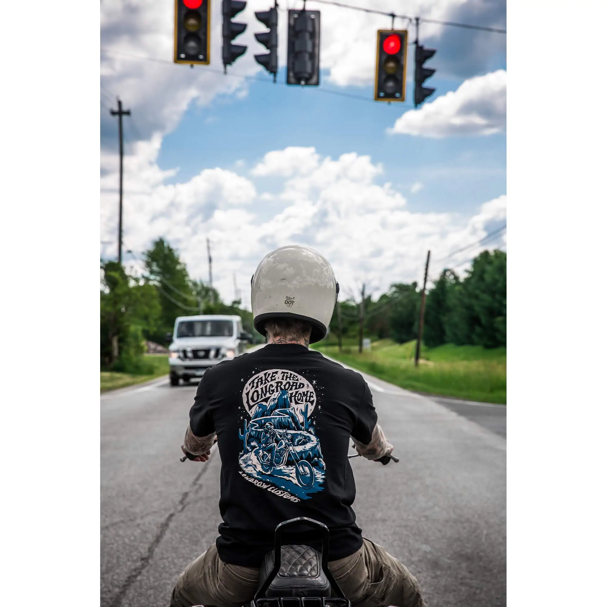 Lowbrow Customs Take The Long Road Home T-Shirt - Image 7