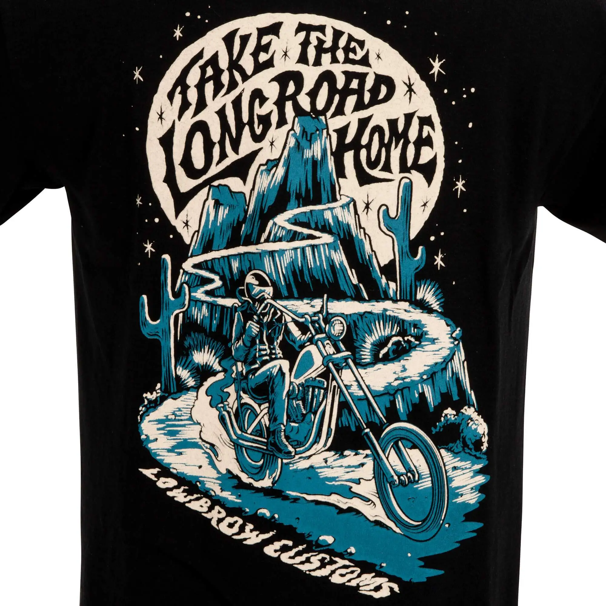 Lowbrow Customs Take The Long Road Home T-Shirt - Image 2