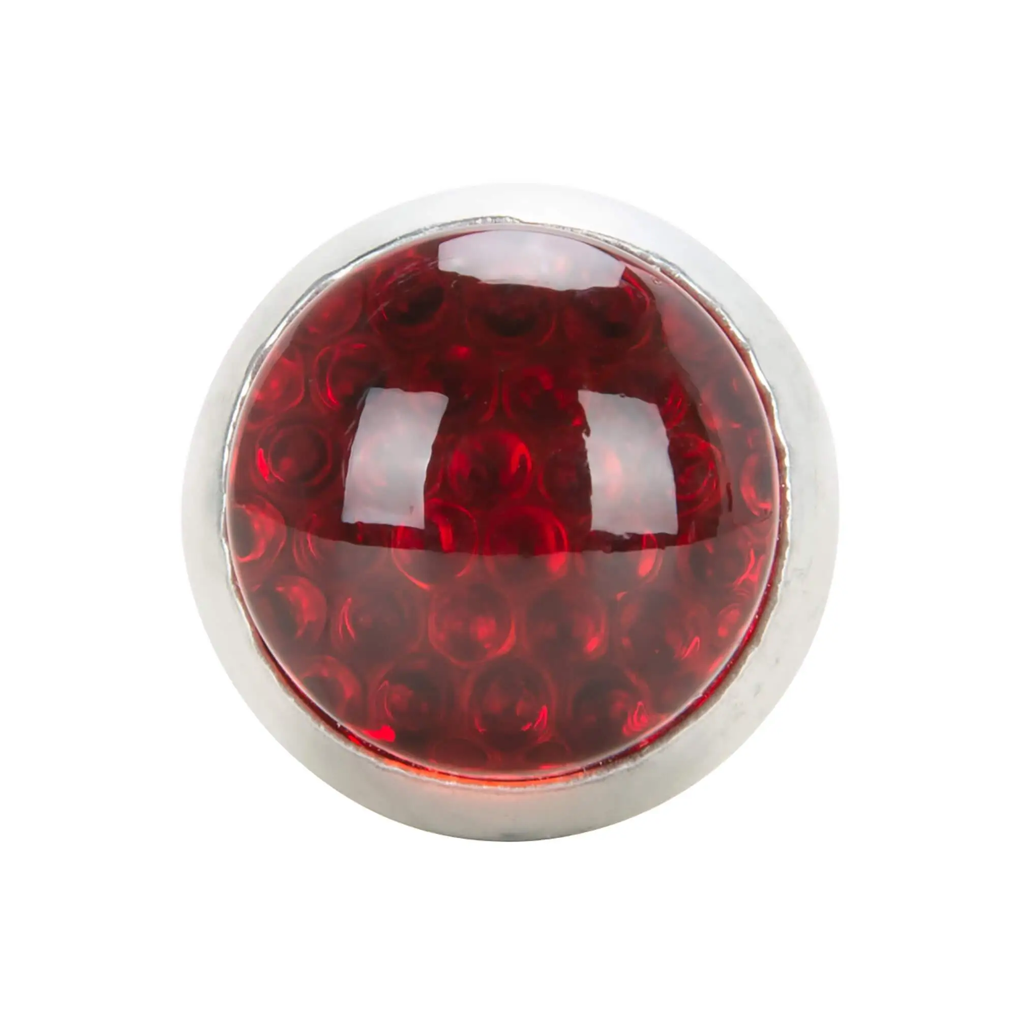 Red Fox Enterprises Glo Brite Glass License Plate Reflector - Red - Image 2