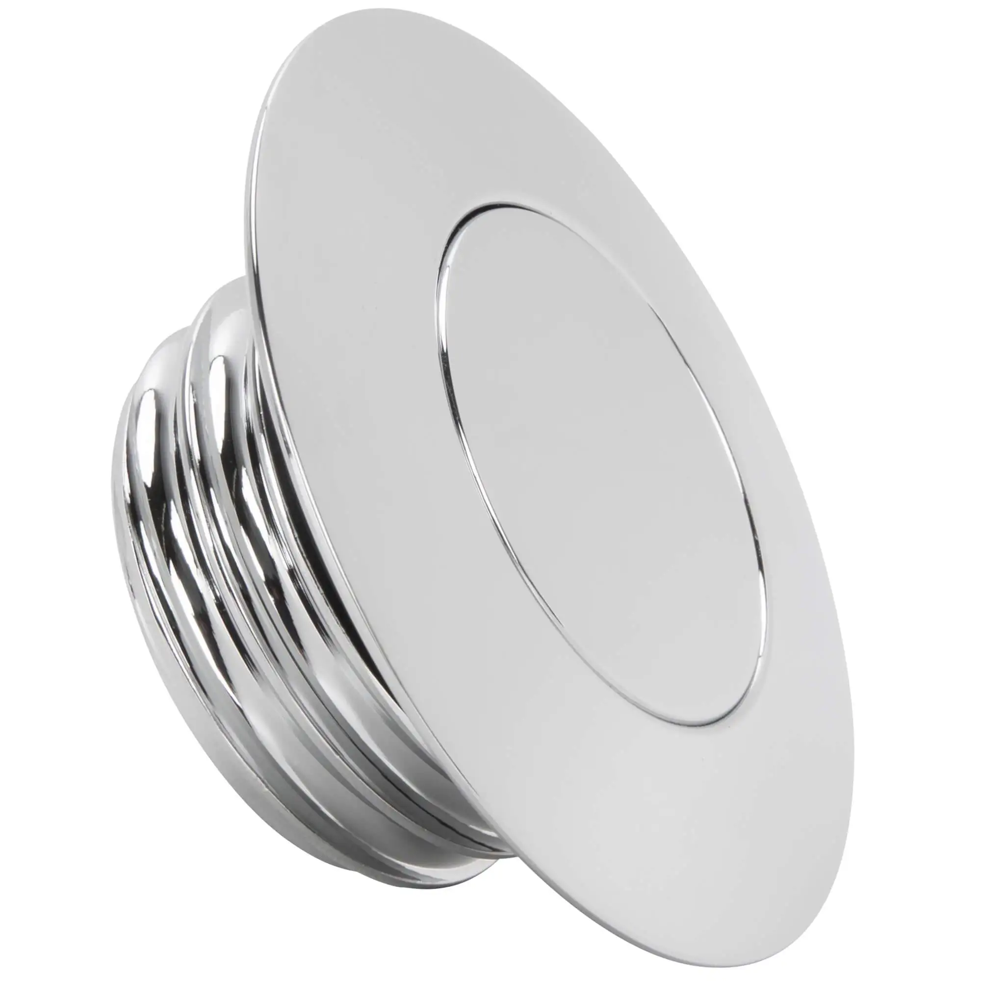 Cycle Standard Pop-Up Gas Cap Large Diameter - Chrome - Vented - For Harley 1996 & Later - Image 3