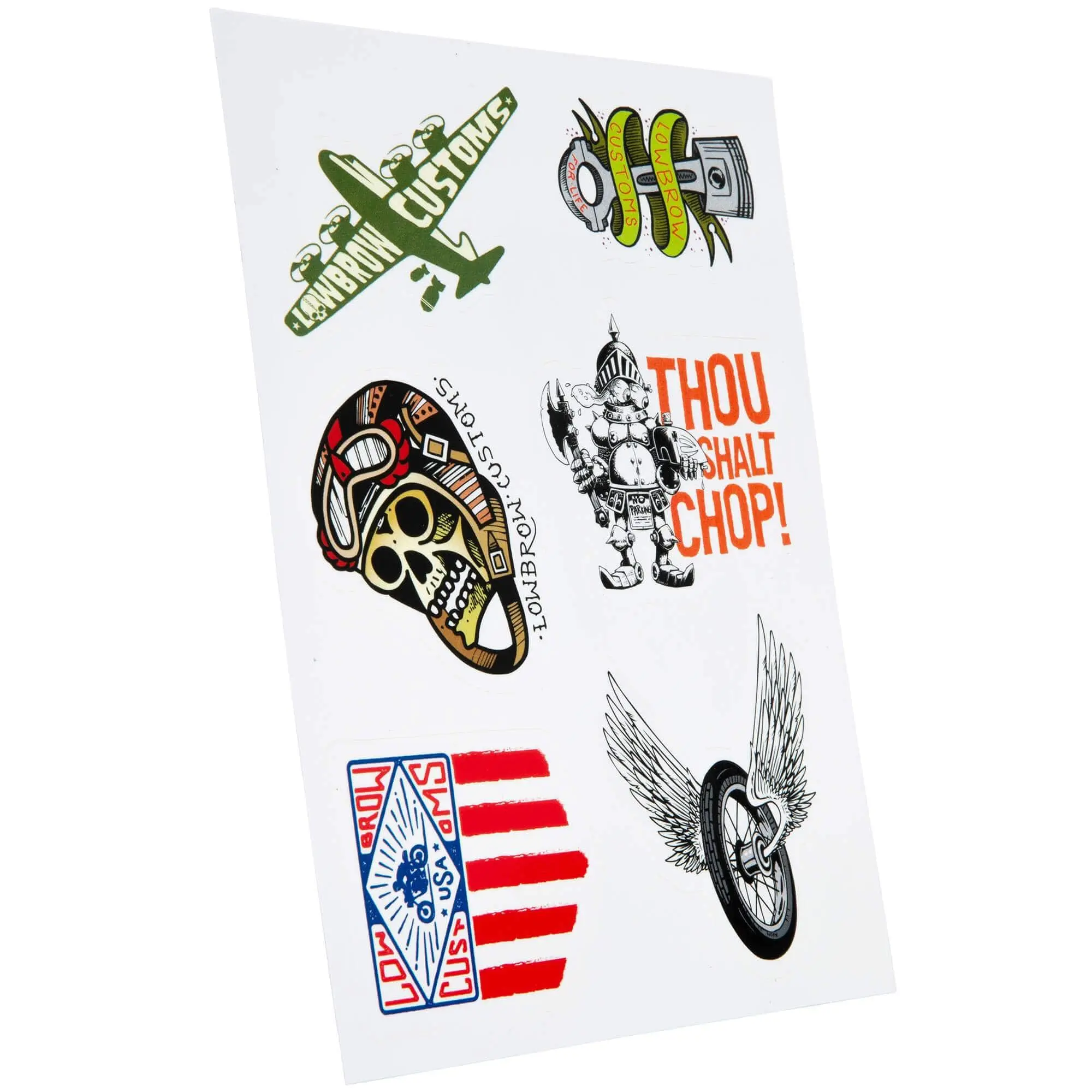 Lowbrow Customs Sticker Sheet No. 4 - Image 2