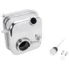 Cycle Standard Direct OEM Replacement Chrome Oil Tank For 1965-1982 Harley-Davidson 4 Speed Models