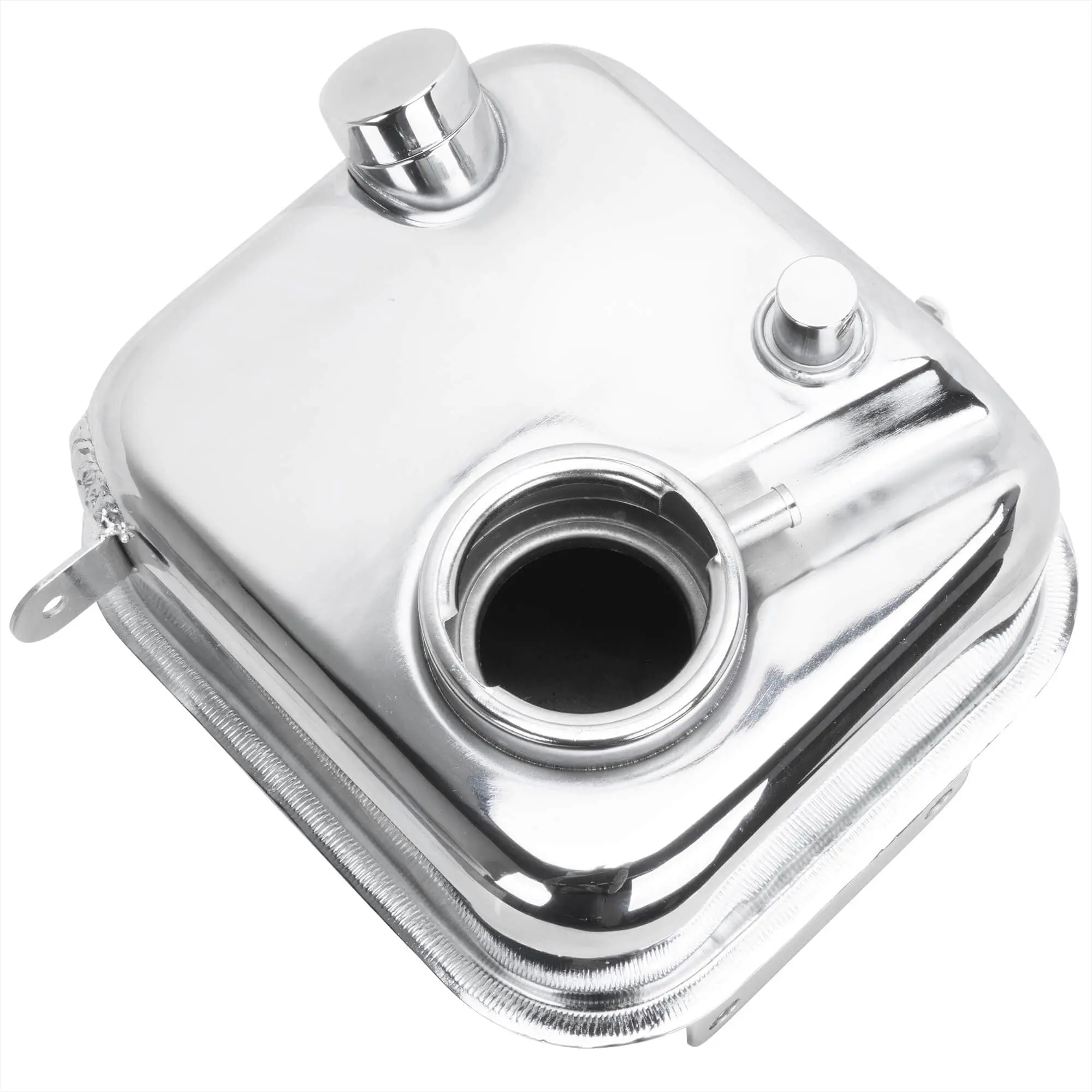 Cycle Standard Direct OEM Replacement Chrome Oil Tank For 1965-1982 Harley-Davidson 4 Speed Models - Image 7