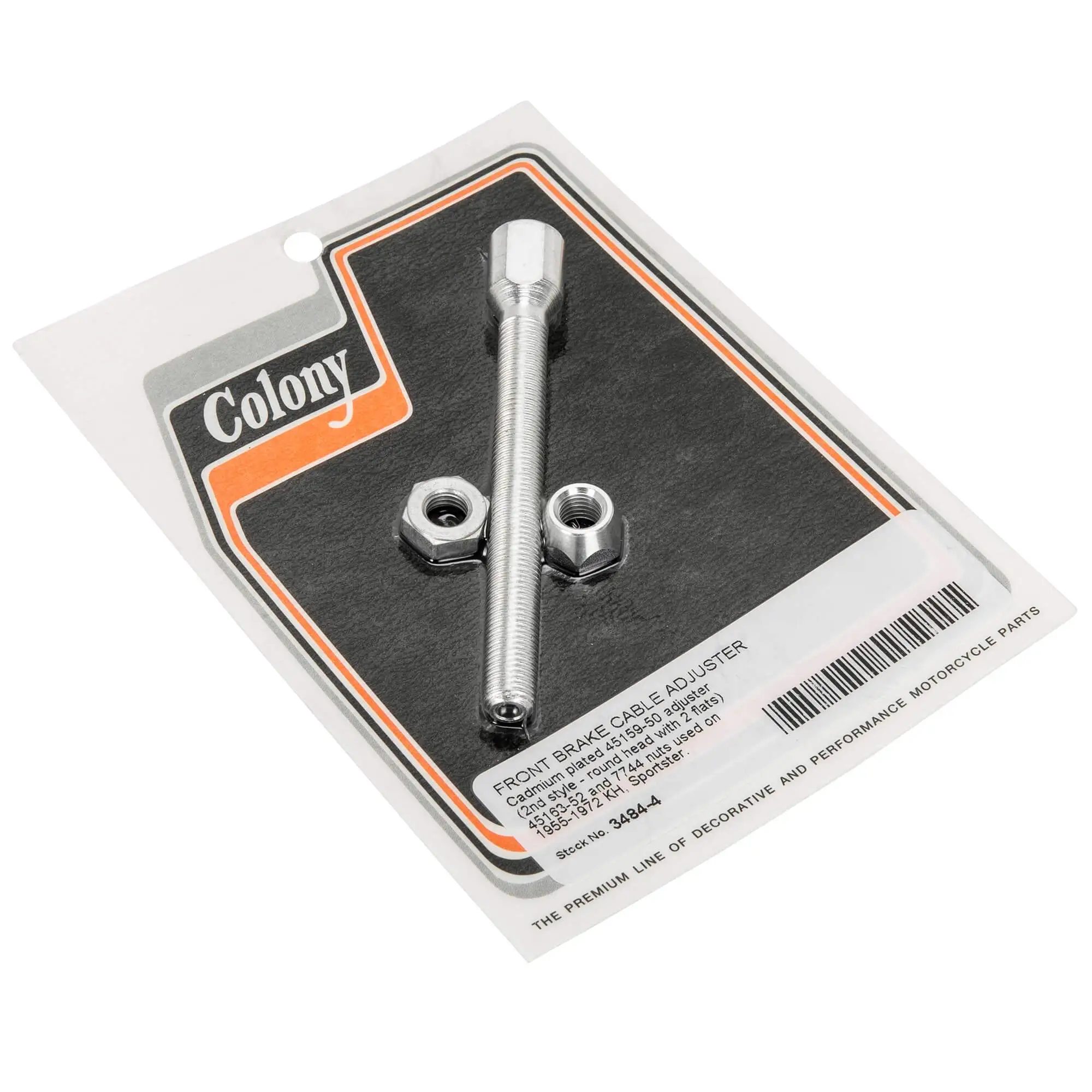 Colony #3484-4 Front Brake Cable Adjuster 1955-72 Harley-Davidson KH Sportster