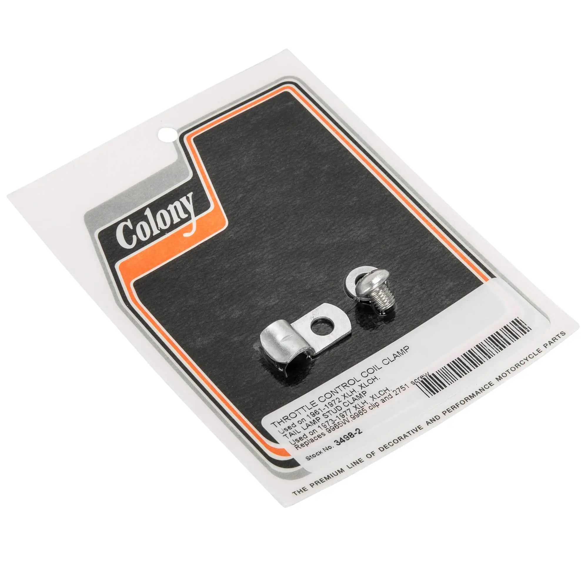 Colony #3498-2 Tail Lamp Stud Clamp 1973-77 Harley-Davidson XLH XLCH