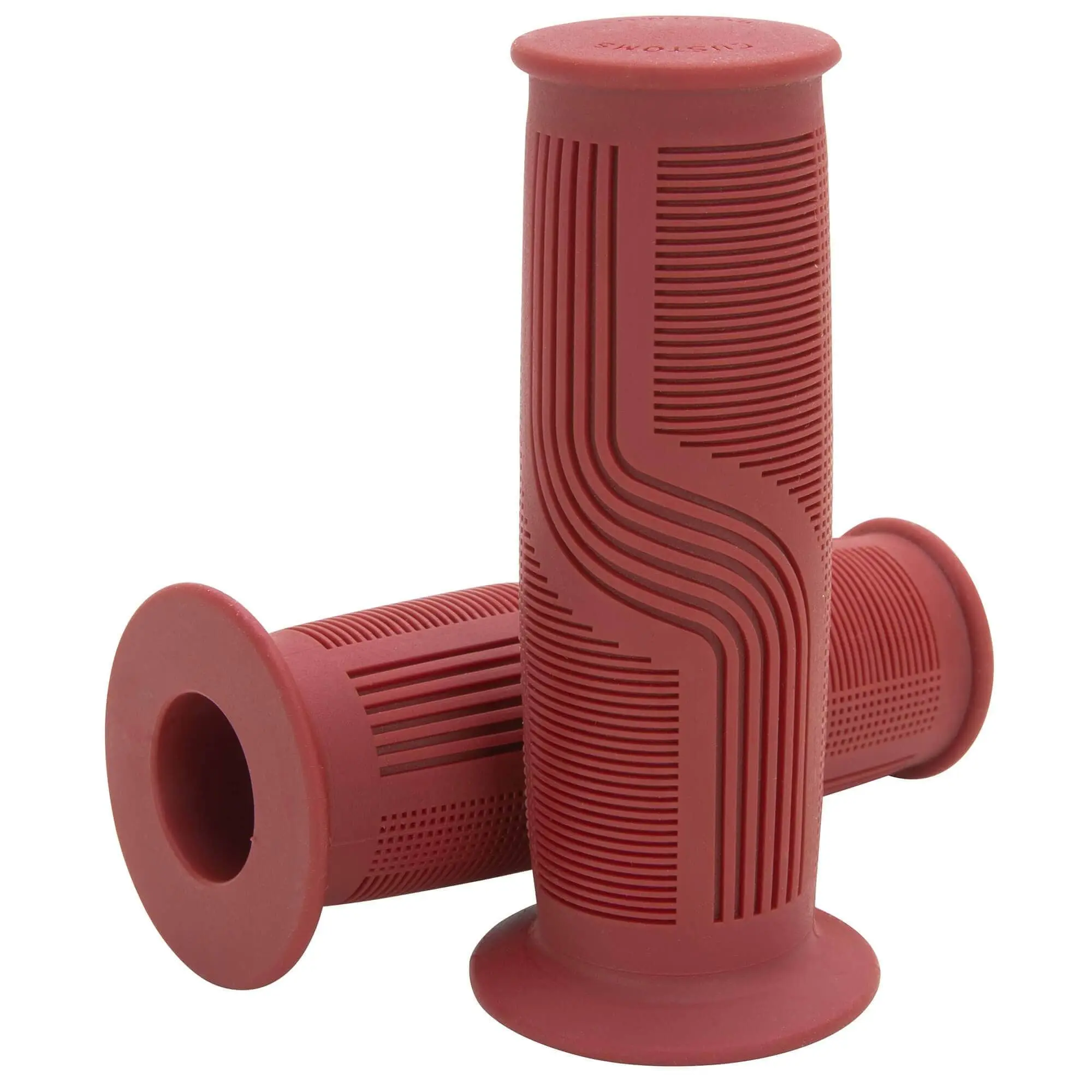Lowbrow Customs AMF Grips - Brick Red - 1 Inch