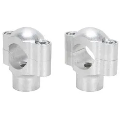 Lowbrow Customs Smooth 1" Handlebar Risers - Aluminum