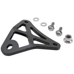 TrackerDie Bare-Bones Headlight Mount For 39mm Harley-Davidson Front Ends - Black