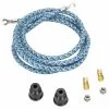 FNA Custom Cycle Spark Plug Wire Kits - Blue Explosion