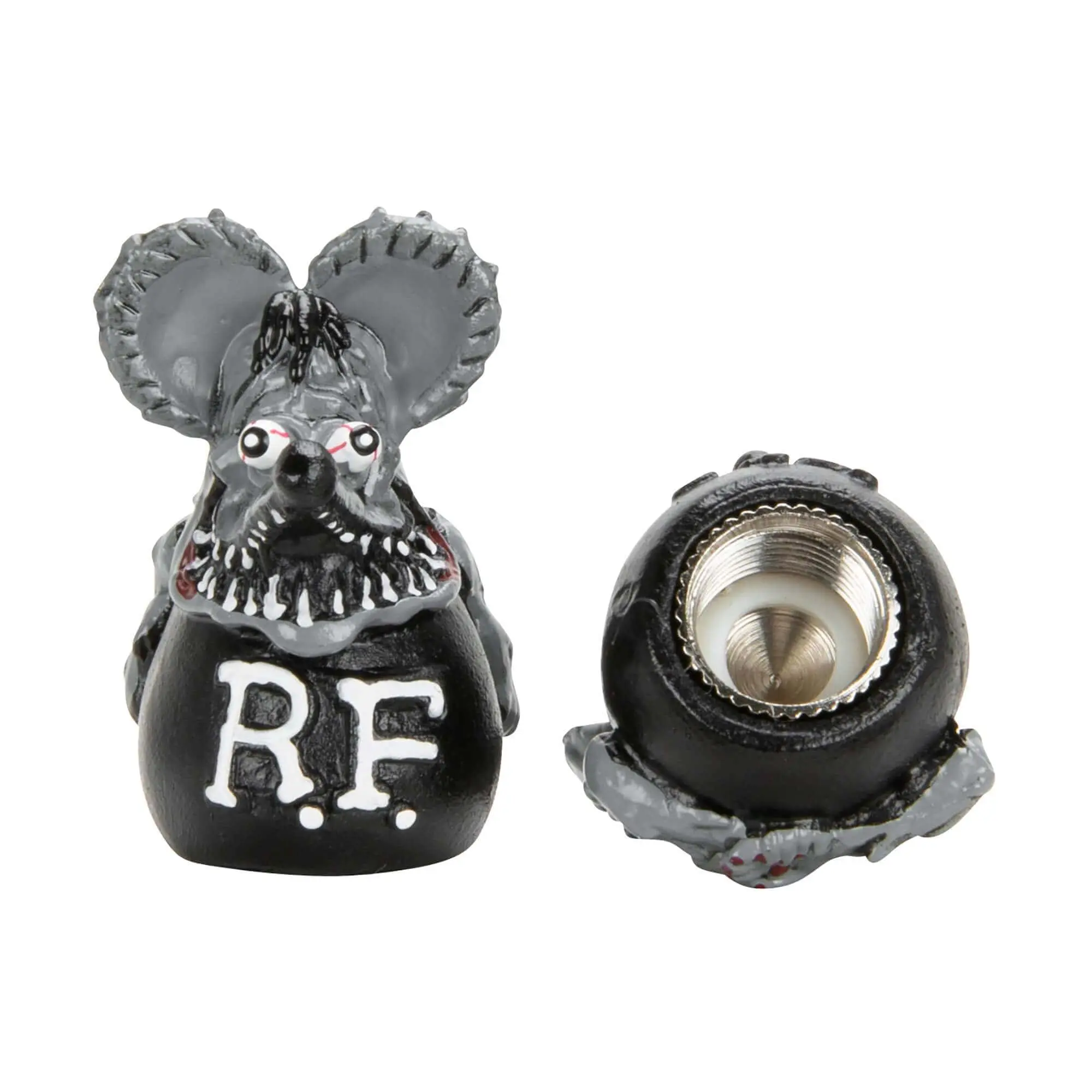 Mooneyes Rat Fink Air Valve Caps - Gray - Image 2