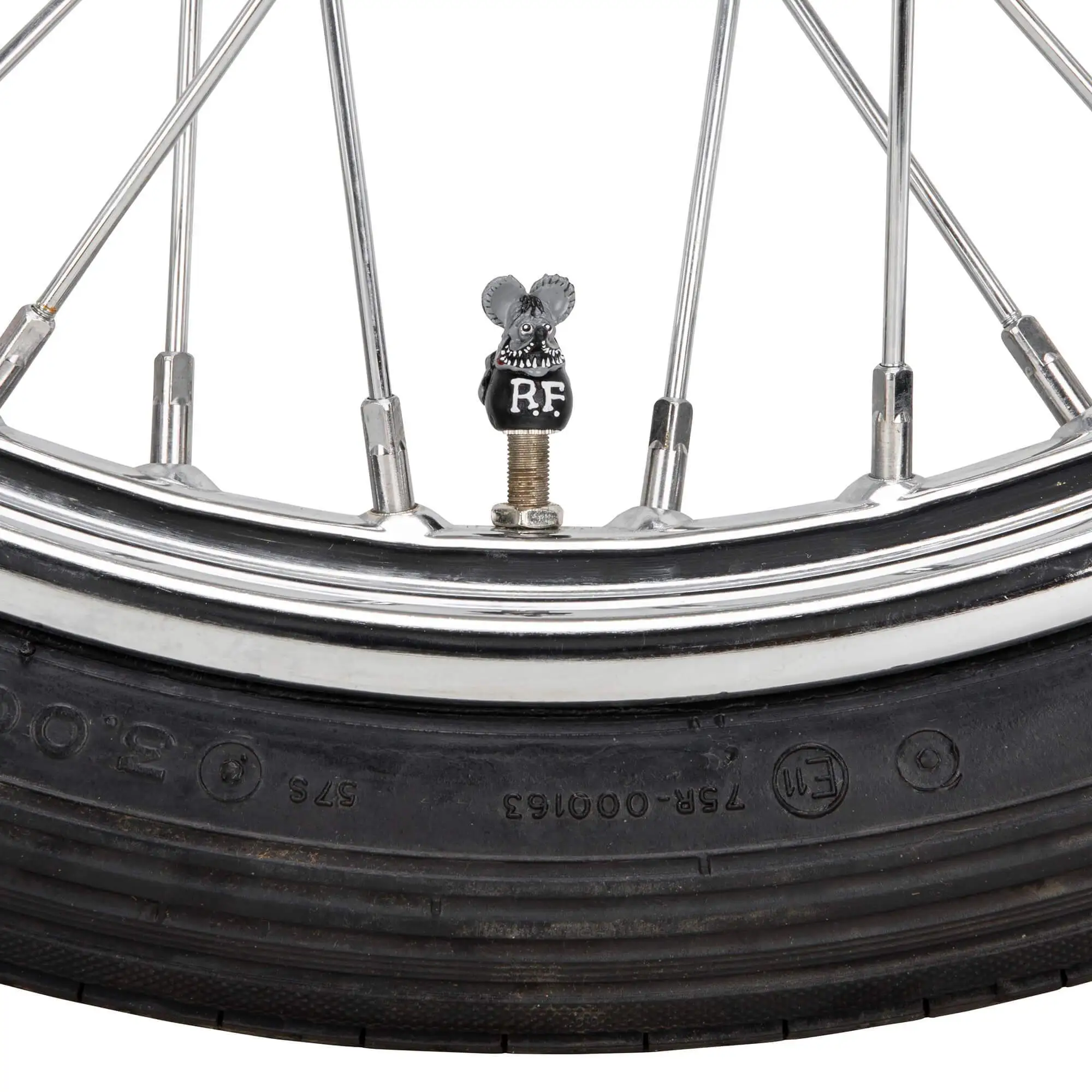 Mooneyes Rat Fink Air Valve Caps - Gray - Image 3