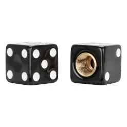 Mooneyes Dice Air Valve Caps - Black