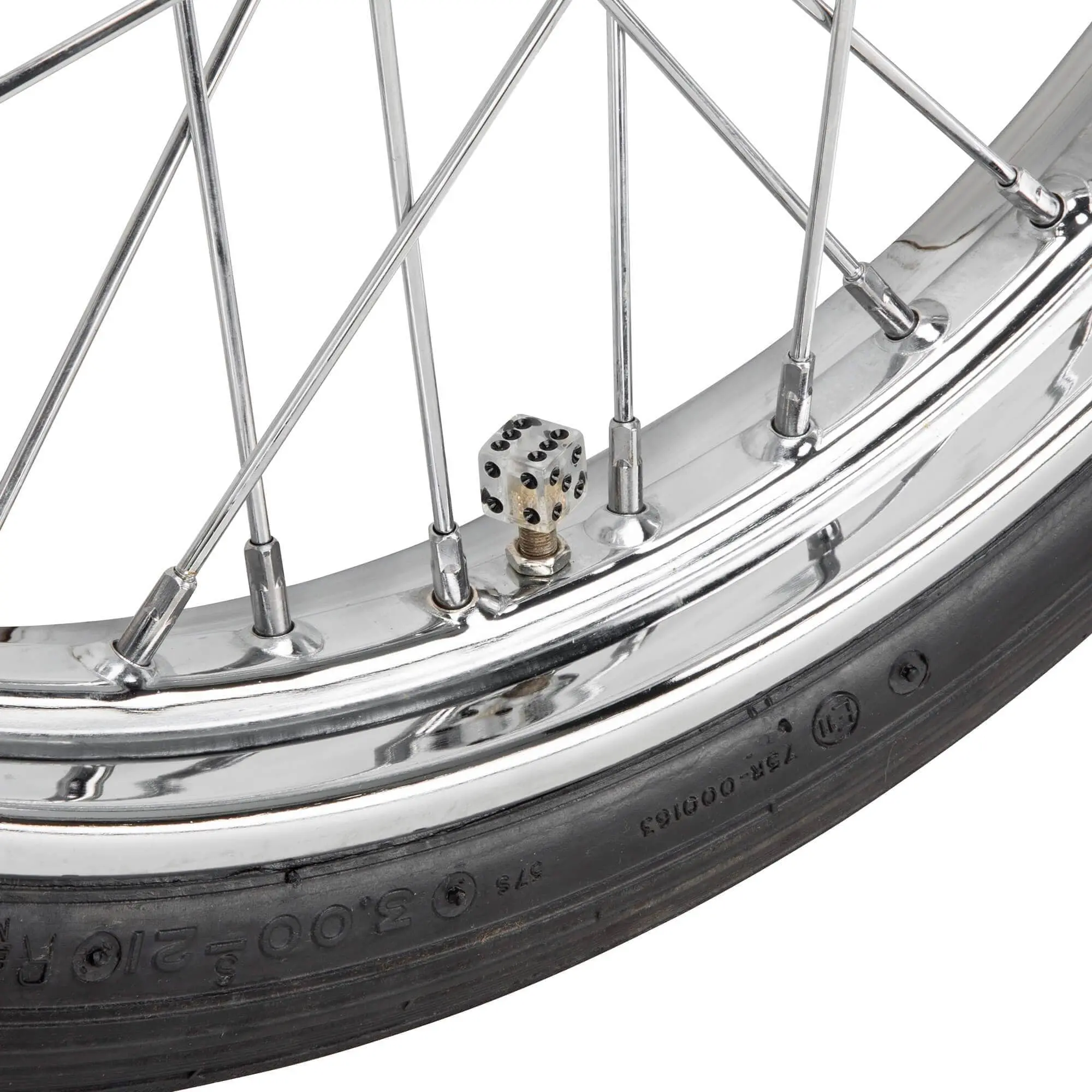 Mooneyes Dice Air Valve Caps - Clear - Image 2