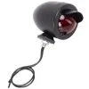 Cycle Standard Bullet Tail Light / Turn Signal With Visor - Black