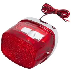 Cycle Standard Tail Light Assembly For 1973-1999 Harley-Davidsons - Replaces OEM# 68008-73A