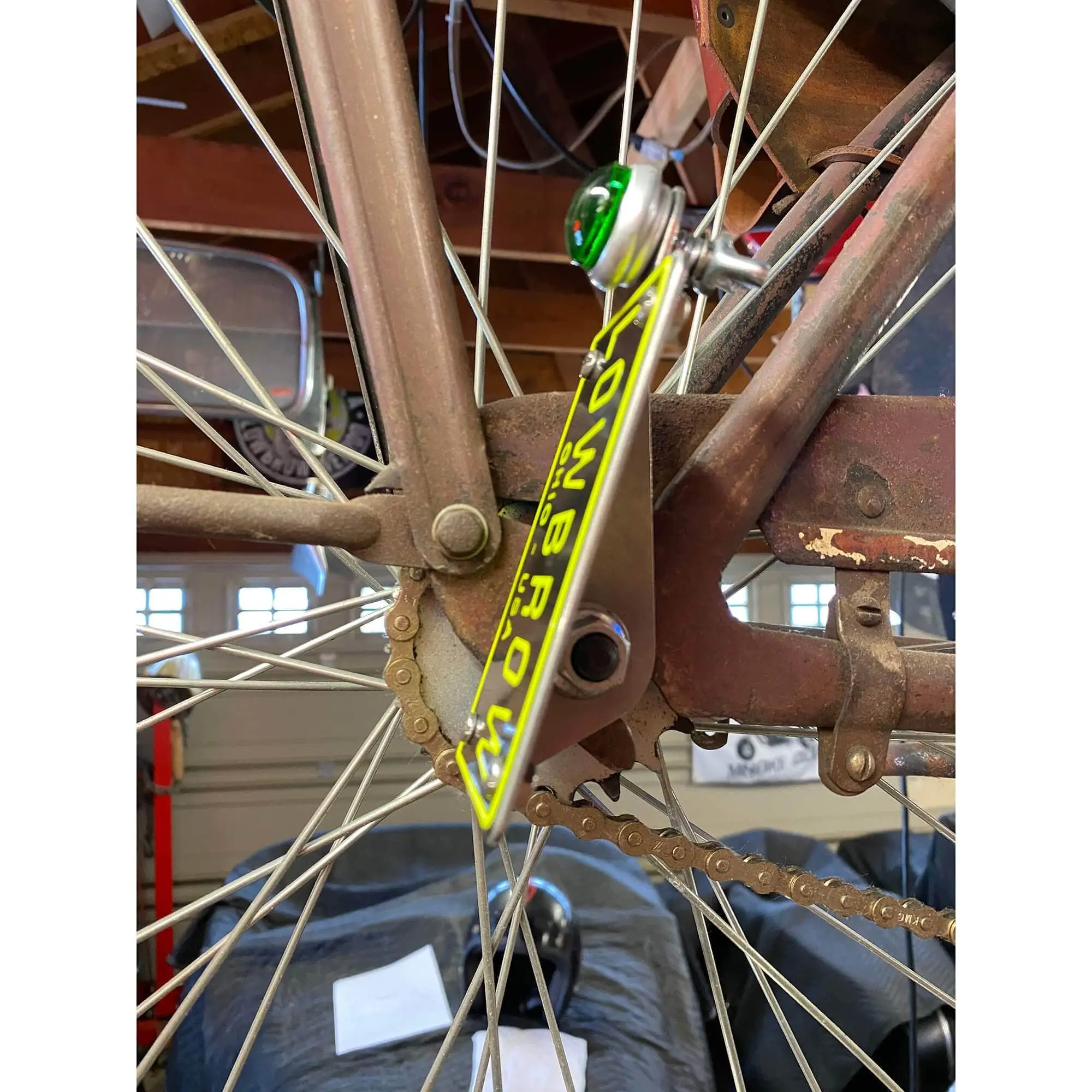 Lowbrow Customs LOWBROW Stamped Aluminum Bicycle License Plate - Image 10