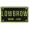 Lowbrow Customs LOWBROW Stamped Aluminum Bicycle License Plate