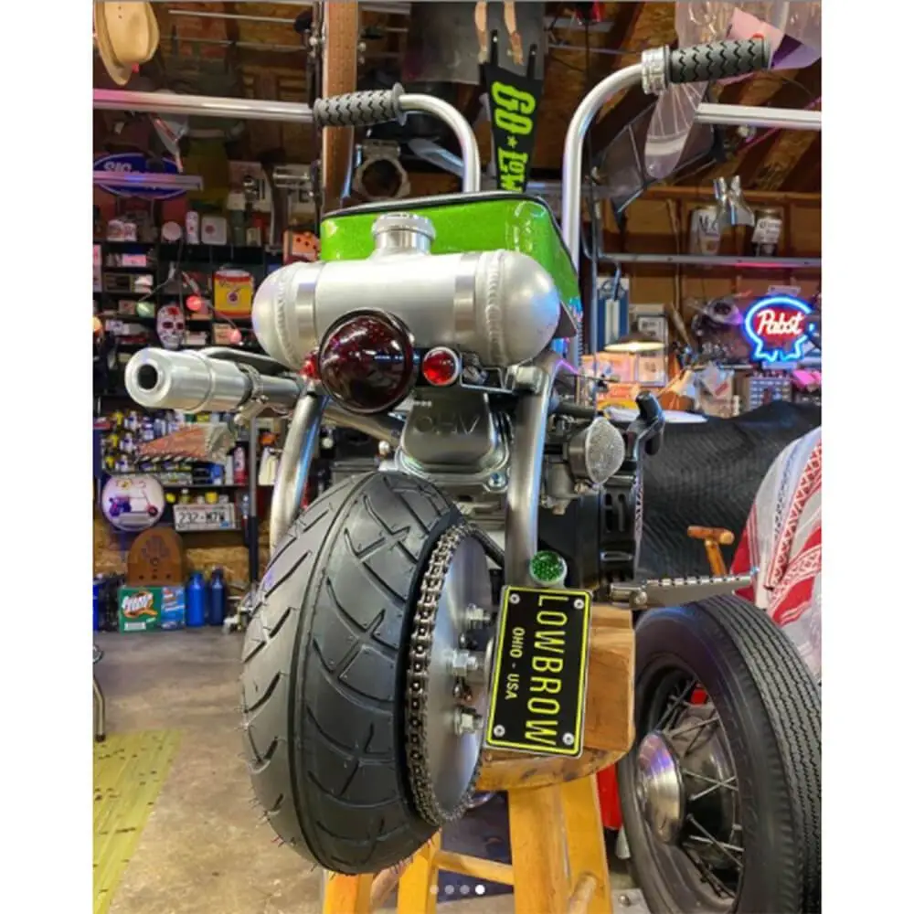 Lowbrow Customs LOWBROW Stamped Aluminum Bicycle License Plate - Image 9