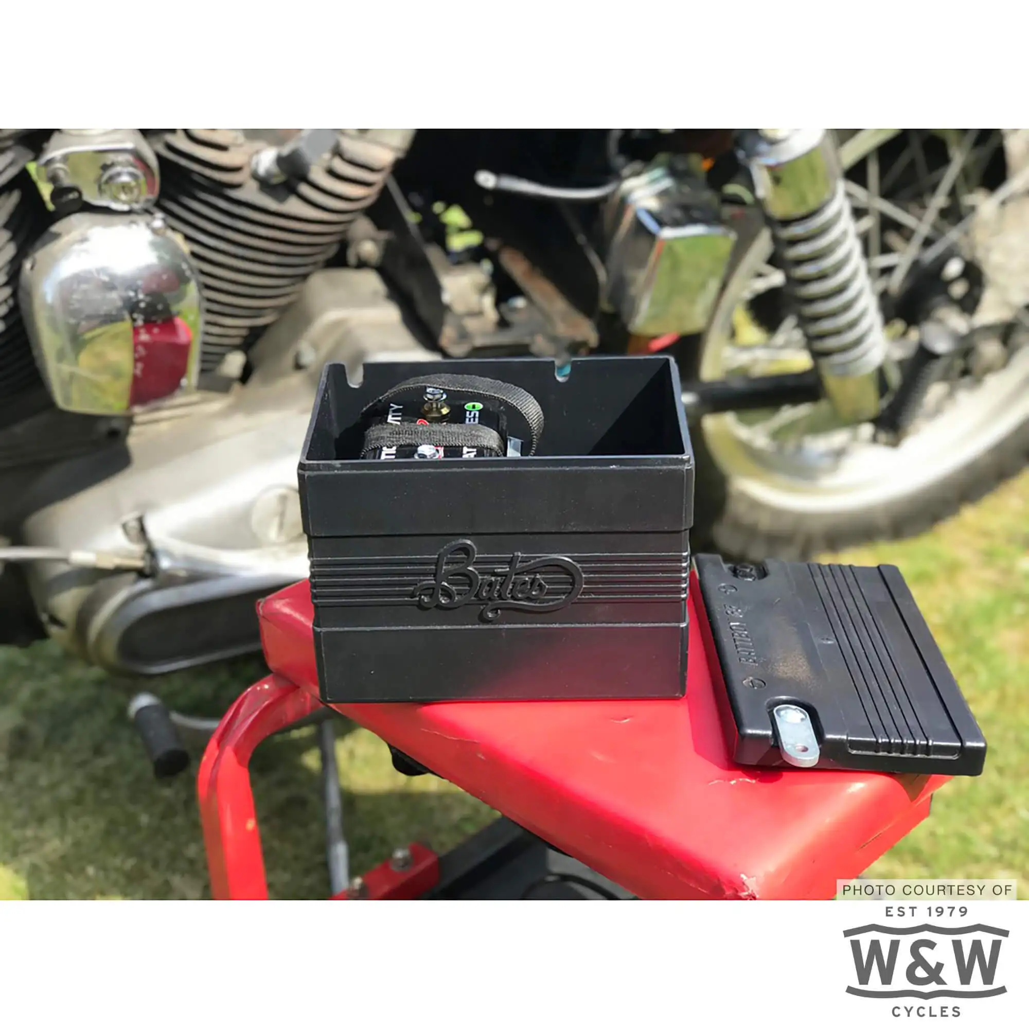 Bates BattBoy 65 Battery Box 1965-84 Harley-Davidson FL FLH And 1967-78 XL - Image 5