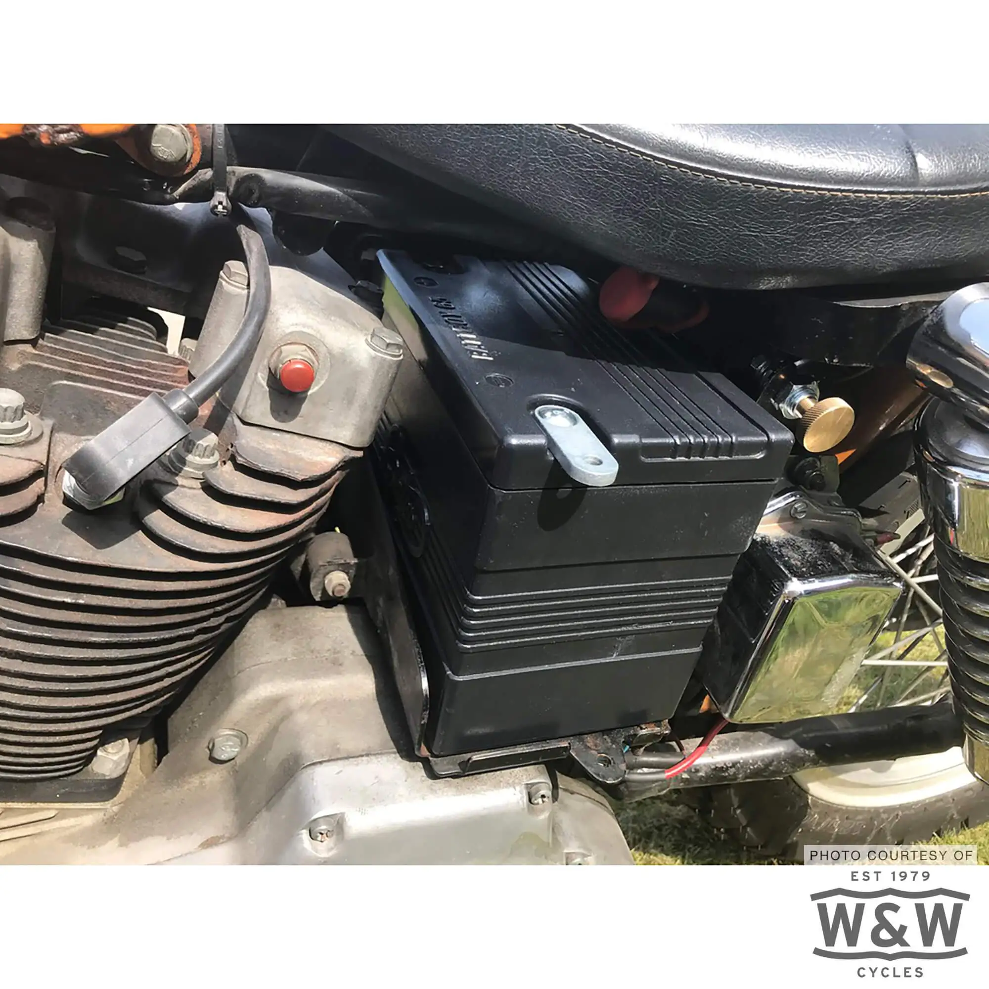 Bates BattBoy 65 Battery Box 1965-84 Harley-Davidson FL FLH And 1967-78 XL - Image 8