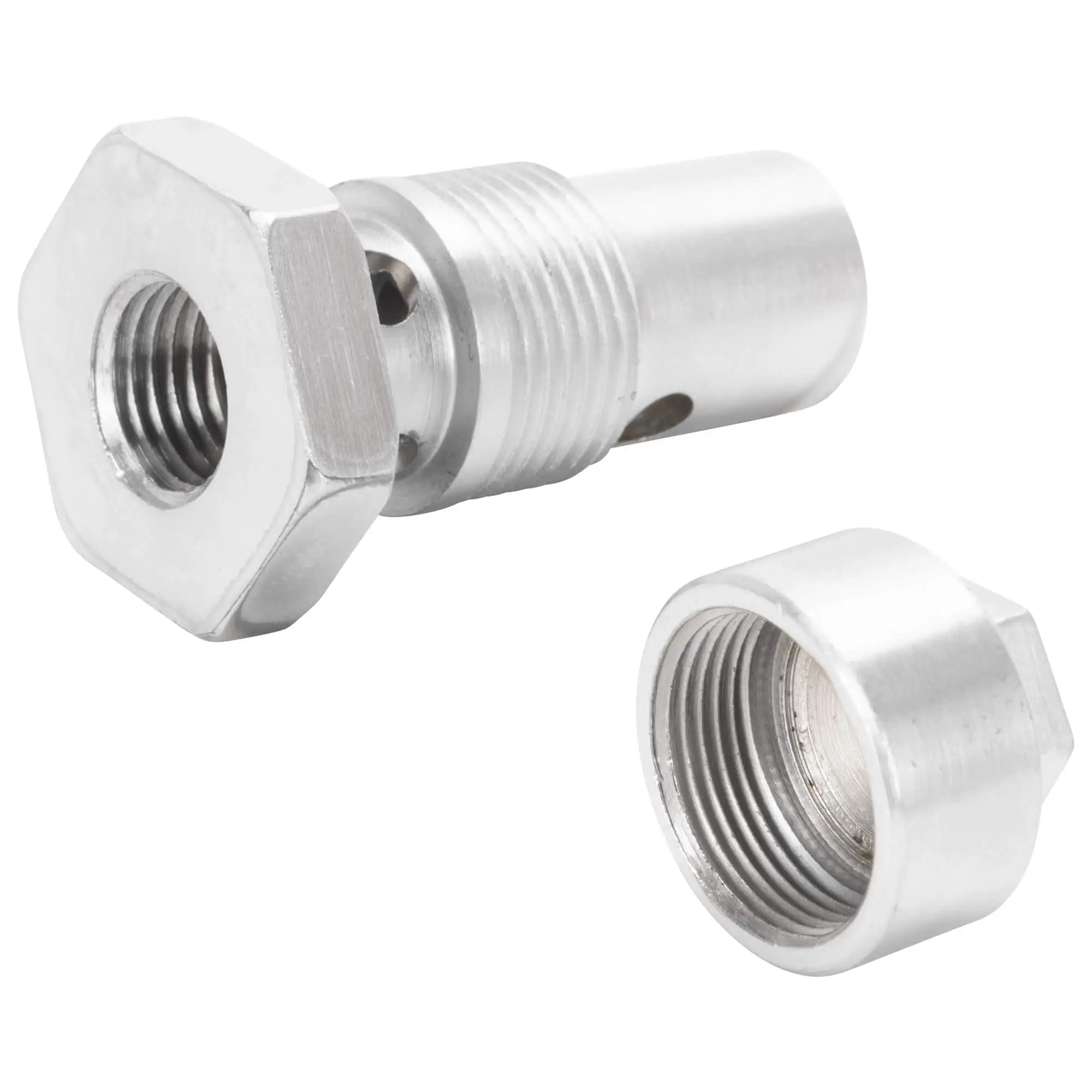 Bates 1/4" NPT Petcock Conversion Kit 1940-65 H-D Big Twins And 45”/750 Cc Sidevalves - CAD Plated - Image 3