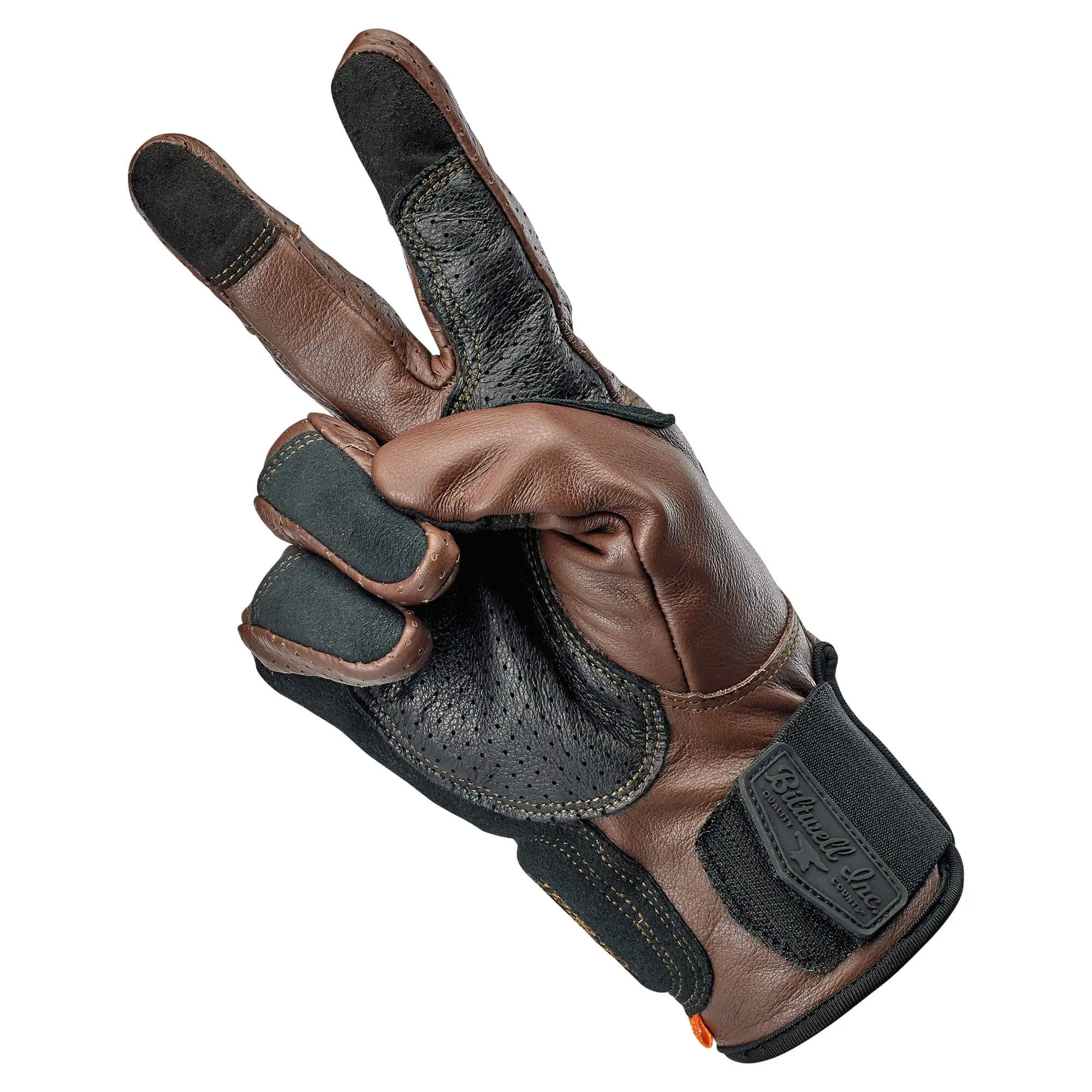 Biltwell Borrego Gloves - Chocolate - Image 9