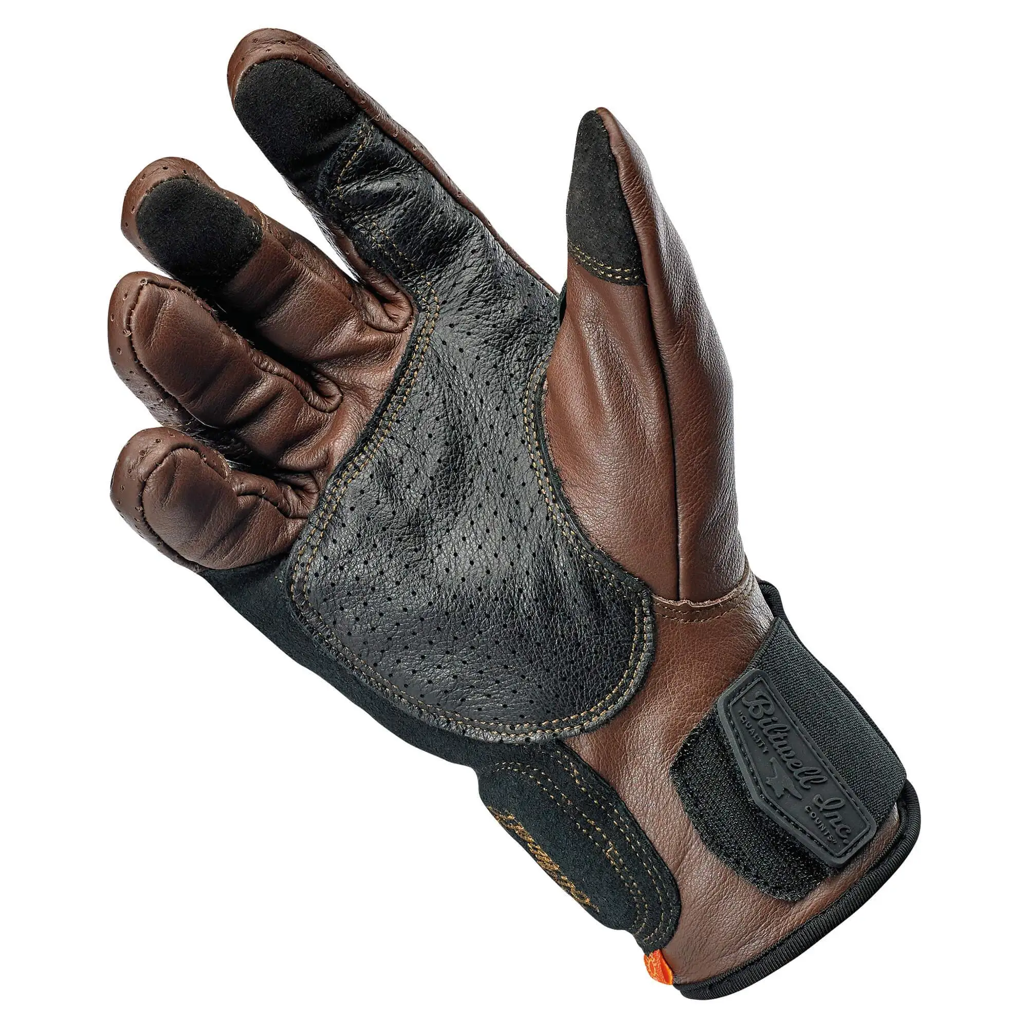 Biltwell Borrego Gloves - Chocolate - Image 2