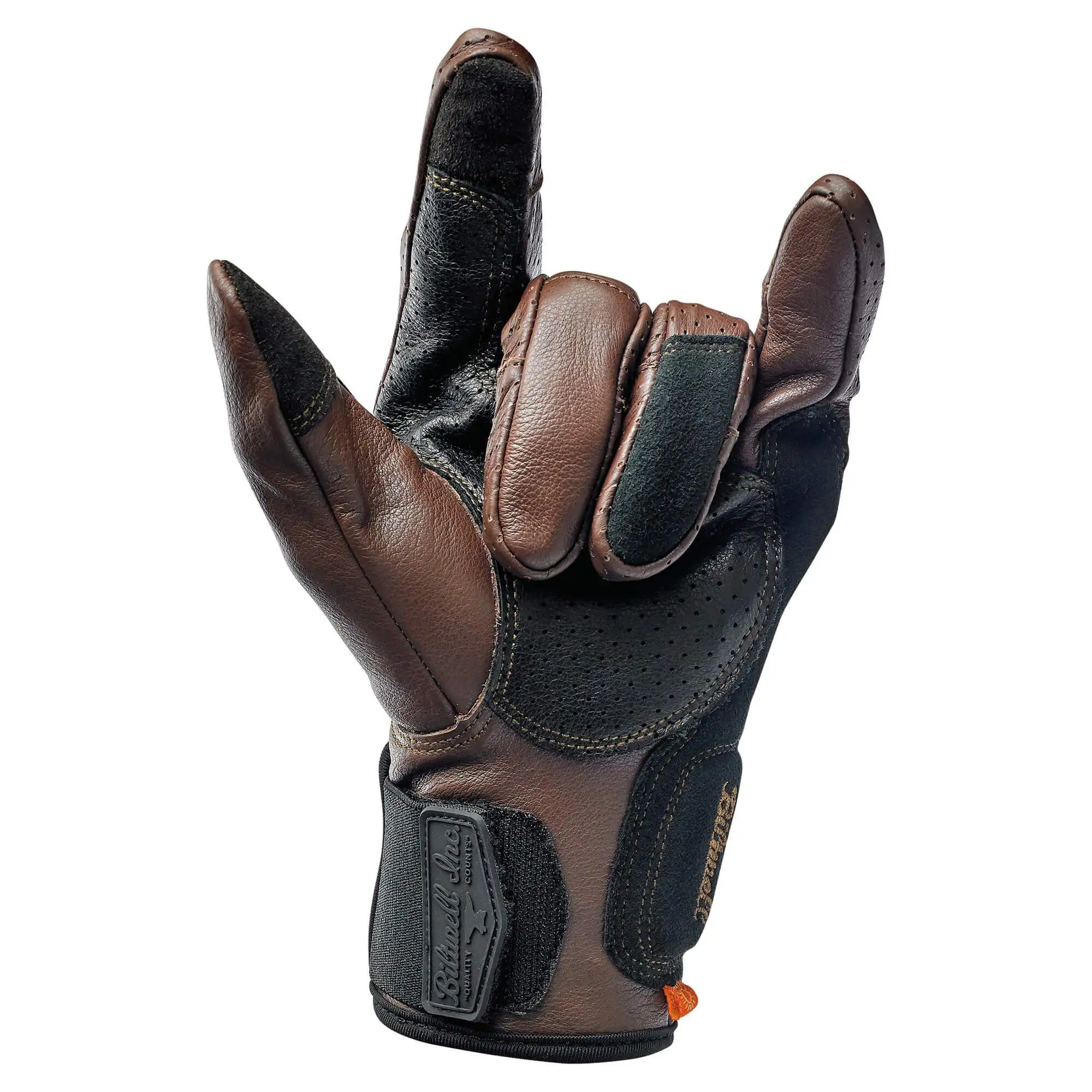 Biltwell Borrego Gloves - Chocolate - Image 8