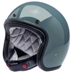 Biltwell Bonanza Helmet DOT Approved Helmet - Gloss Agave