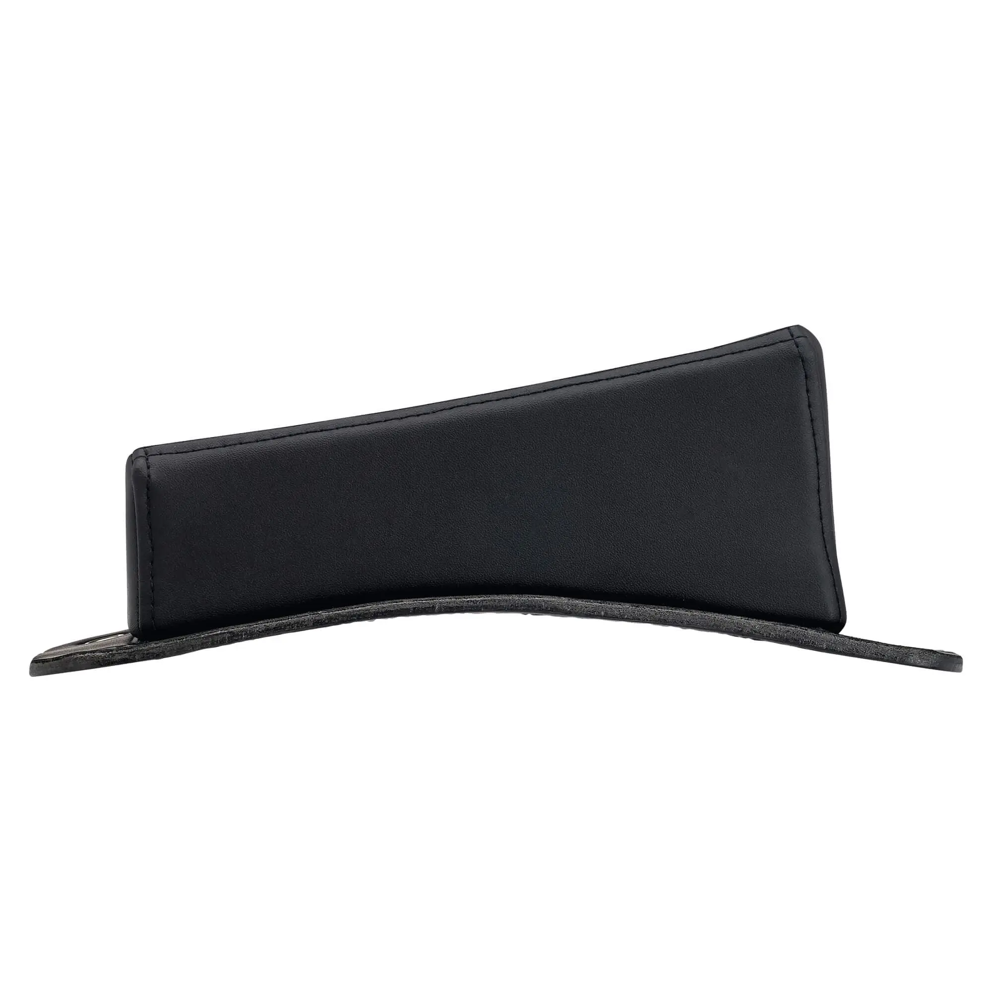 Biltwell Harlot P-Pad - Black Vertical Tuck N Roll Vintage Style Pillion Pad - Image 2