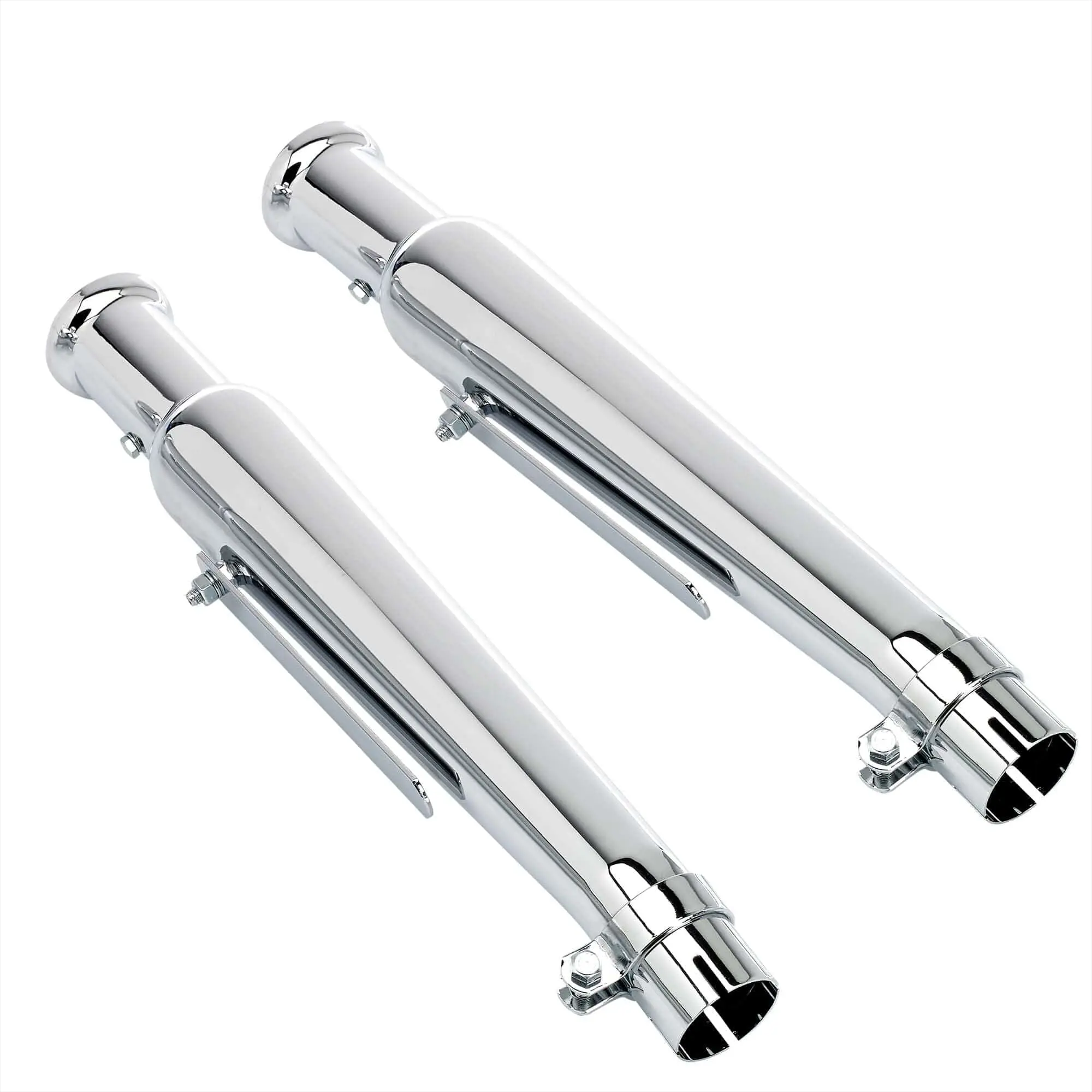 EMGO Cocktail Shaker Mufflers - Upswept - Right Side Pair - For 1-1/2 To 1-3/4 Inch Exhaust Pipes - Image 3