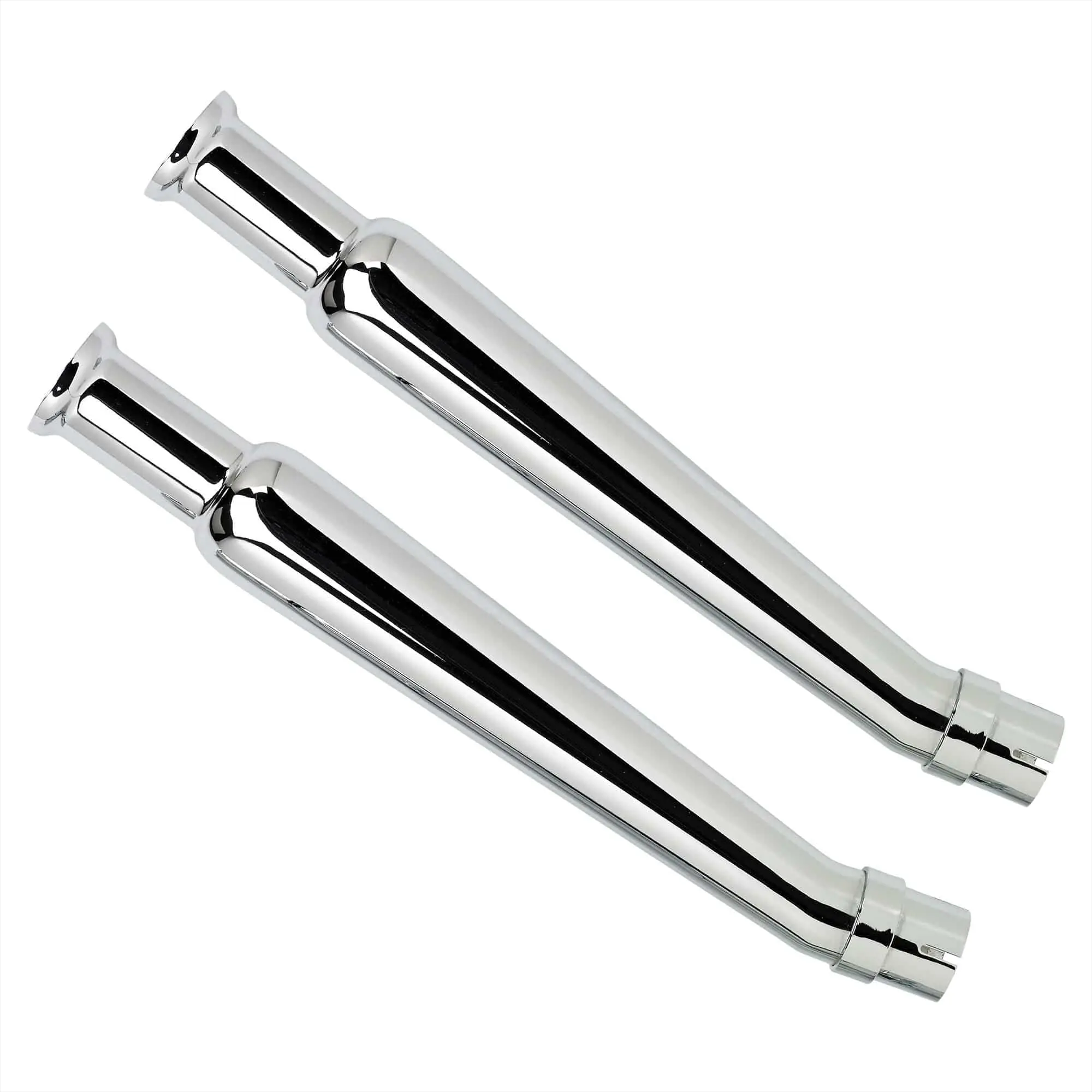 EMGO Cocktail Shaker Mufflers - Upswept - Right Side Pair - For 1-1/2 To 1-3/4 Inch Exhaust Pipes