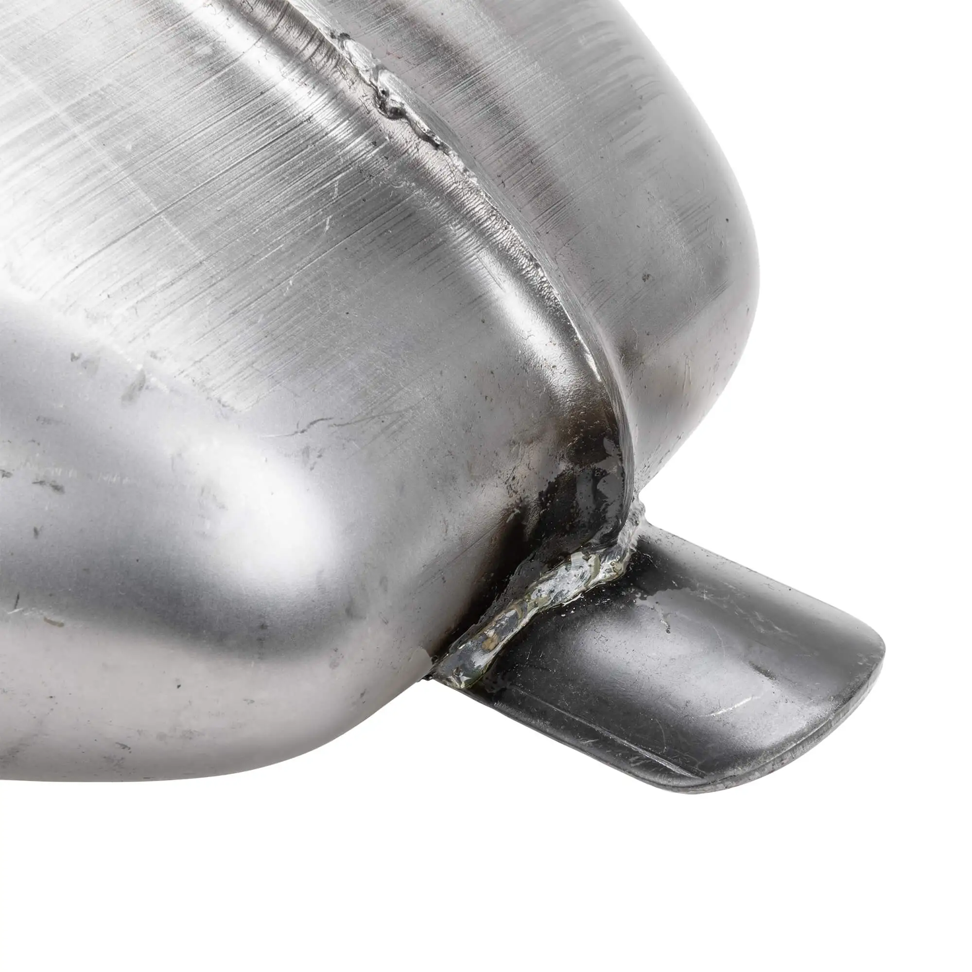Cycle Standard Laredo Ribbed Gas Tank - Offset Filler - Image 14