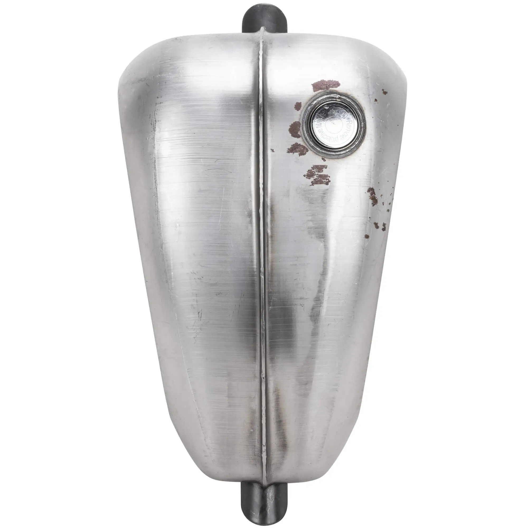 Cycle Standard Laredo Ribbed Gas Tank - Offset Filler - Image 2