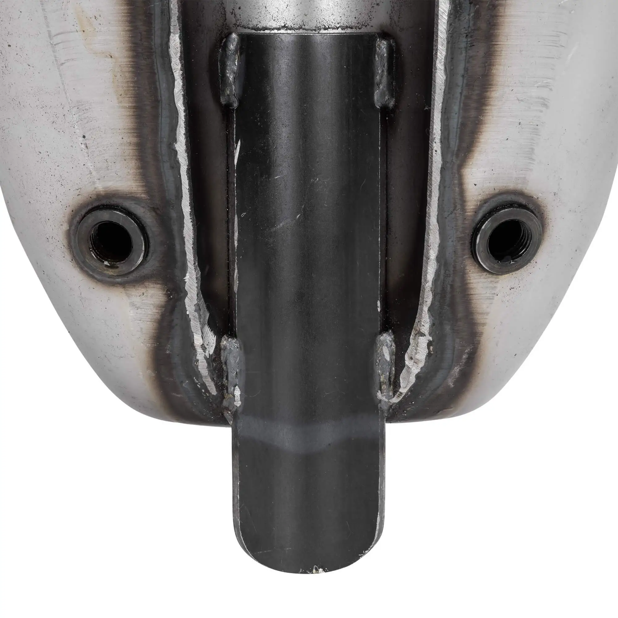 Cycle Standard Laredo Ribbed Gas Tank - Offset Filler - Image 10