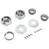 V-Twin Manufacturing Chrome Neck Cup Hidden Fork Stop Kit 1957-1981 Harley-Davidson Sportsters
