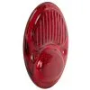 No School Choppers 1928 - 1932 Ford Duolamp Tail Light Replacement Glass Lens - Red