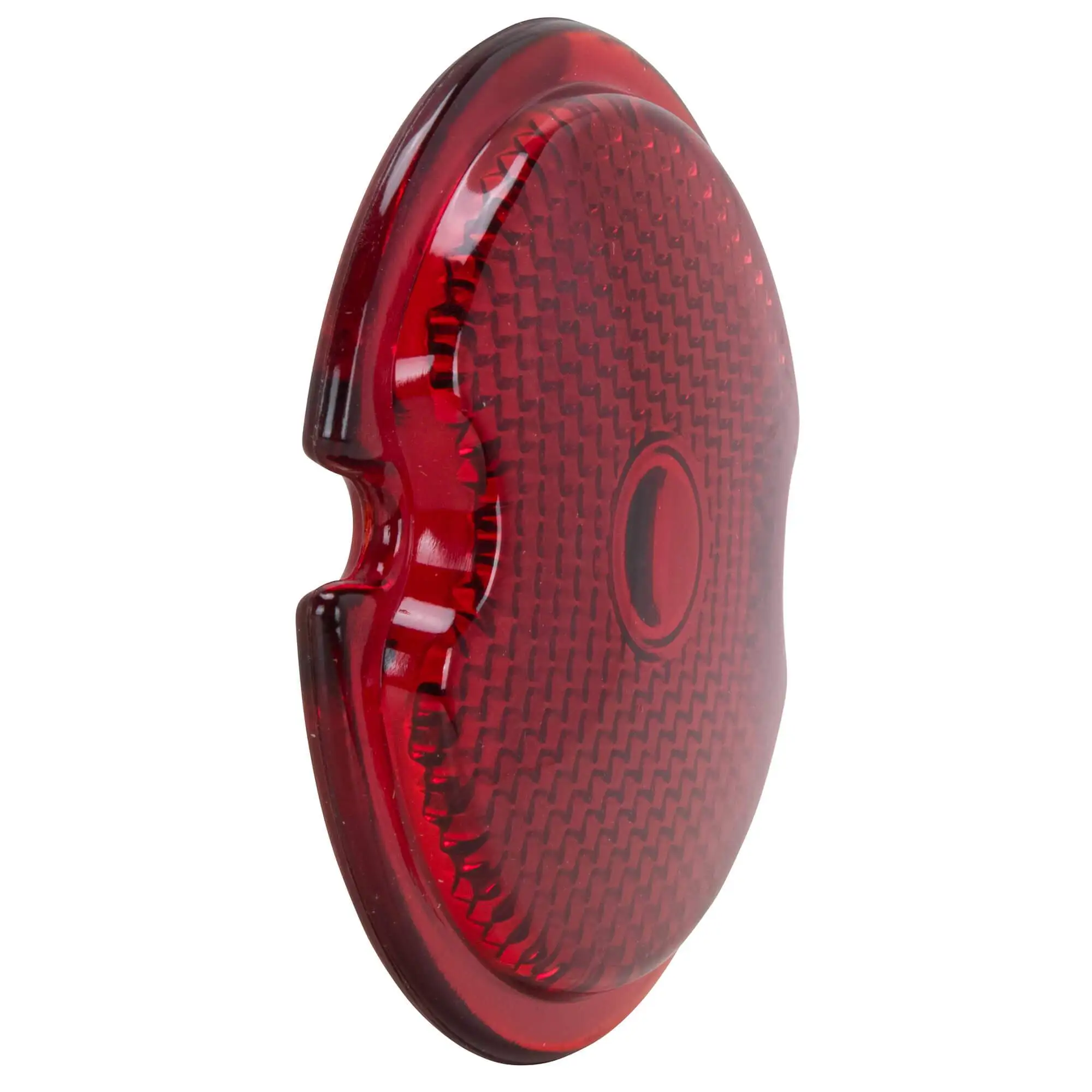 No School Choppers 1933 - 1936 Ford Duolamp Tail Light Replacement Glass Lens - Red