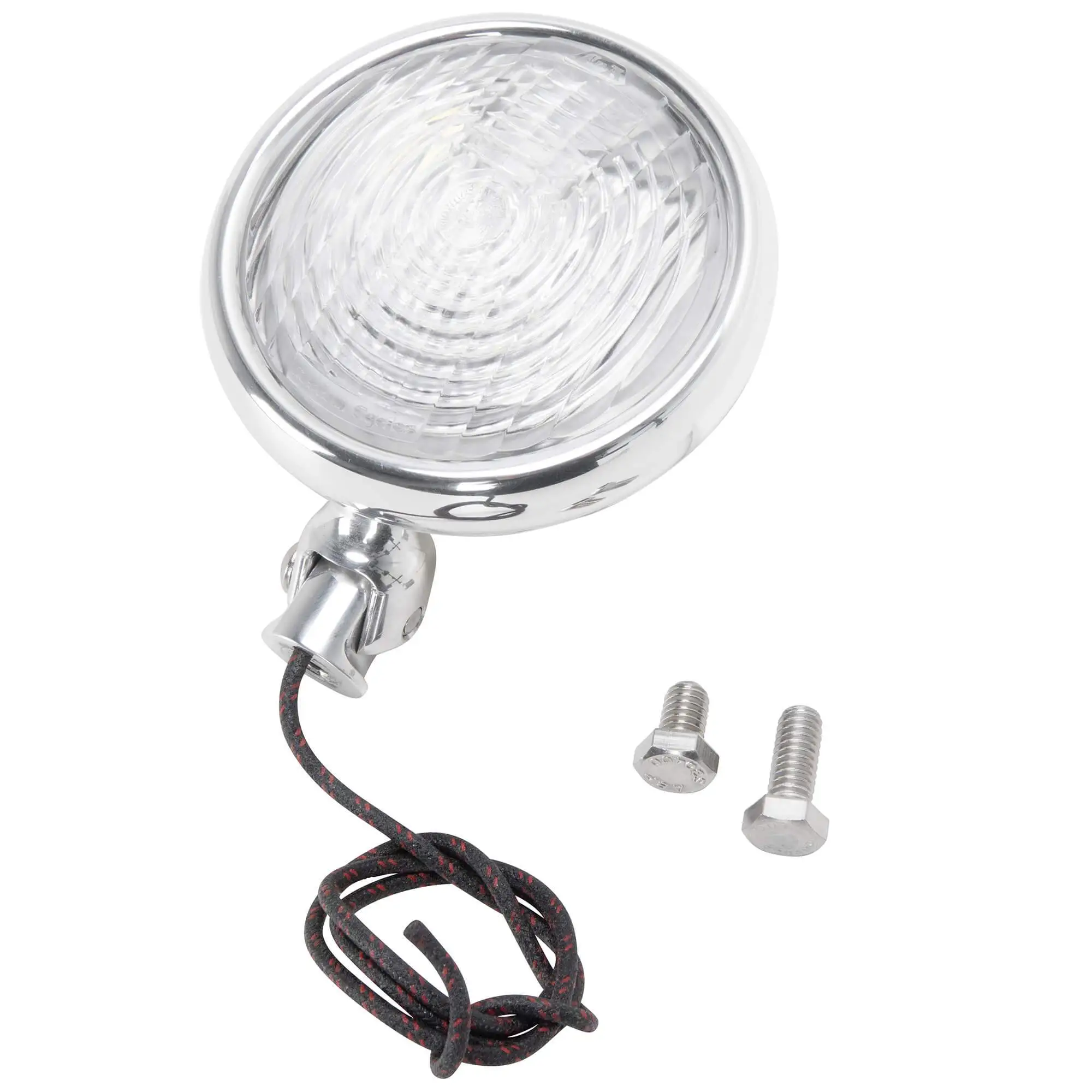 FNA Custom Cycle 3-1/4 Inch Pancake Headlight - Clear Lens - Image 7