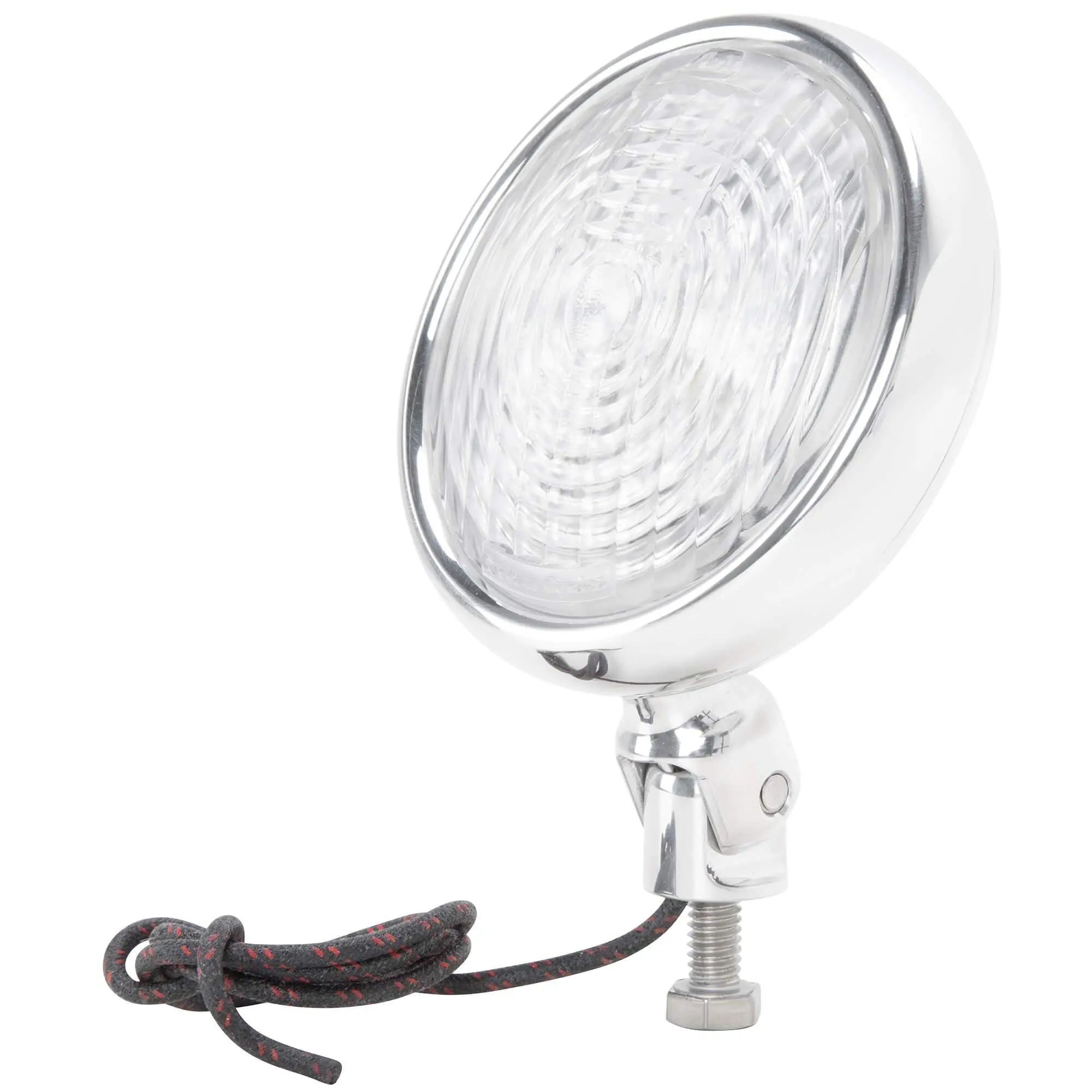 FNA Custom Cycle 3-1/4 Inch Pancake Headlight - Clear Lens