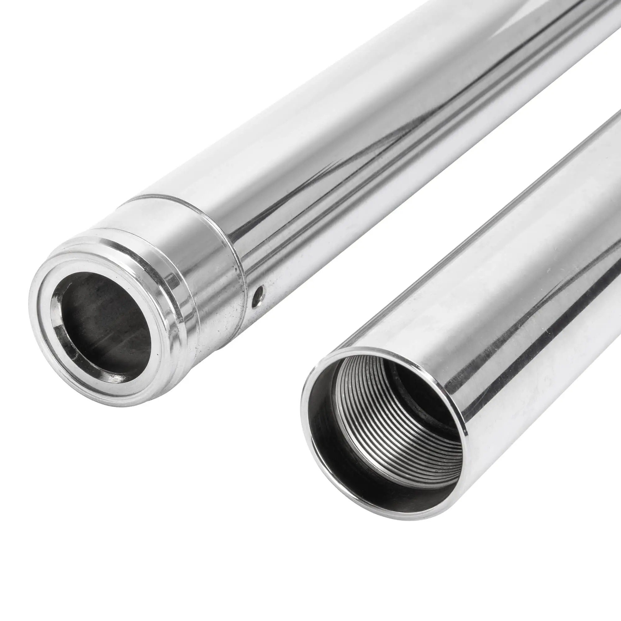Cycle Standard 39MM Chrome Fork Tubes - 23 Inch - 2 Under - Image 2