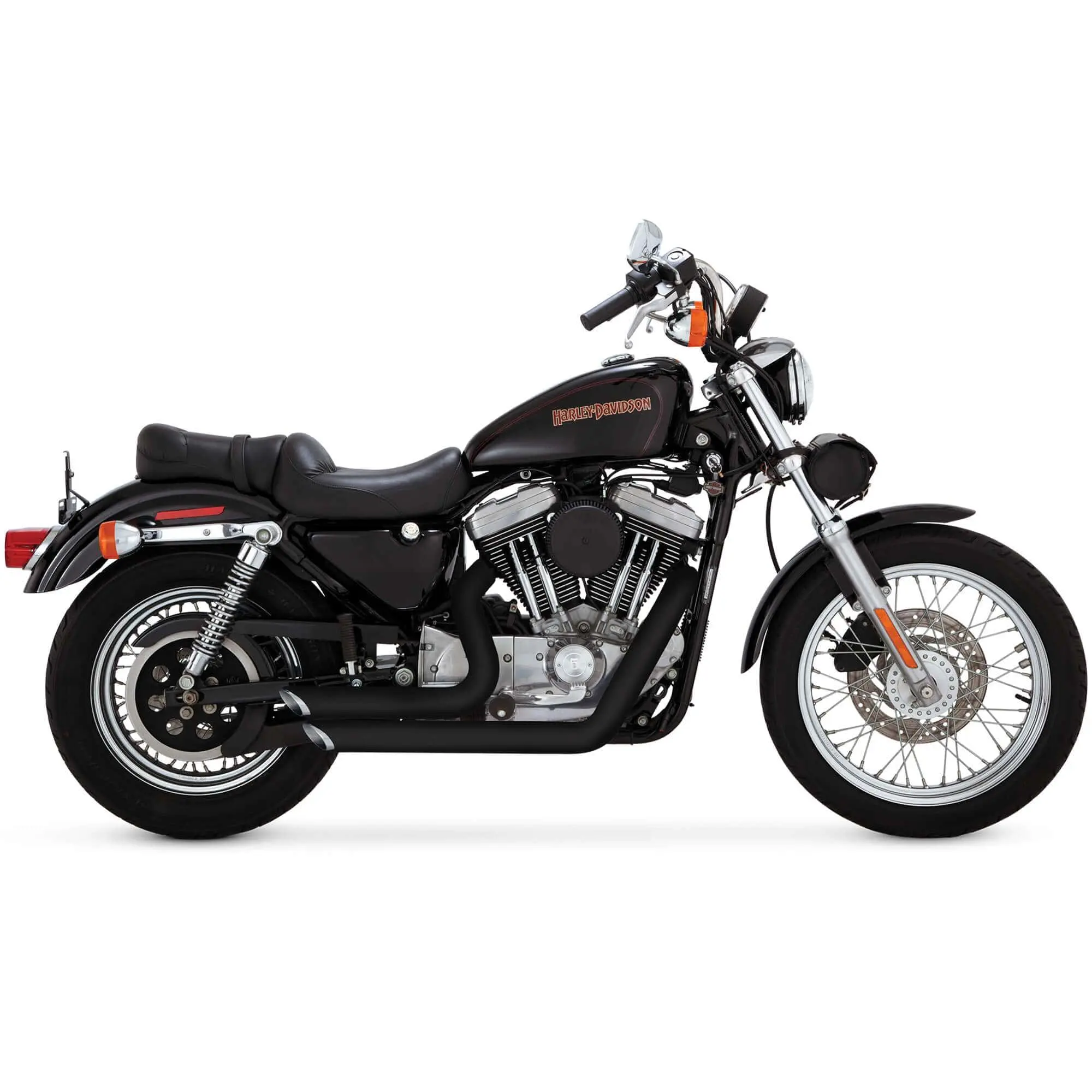 Vance & Hines Shortshots Staggered Exhaust System - Black - 1999-2003 Harley-Davidson Sportster XL - Image 3